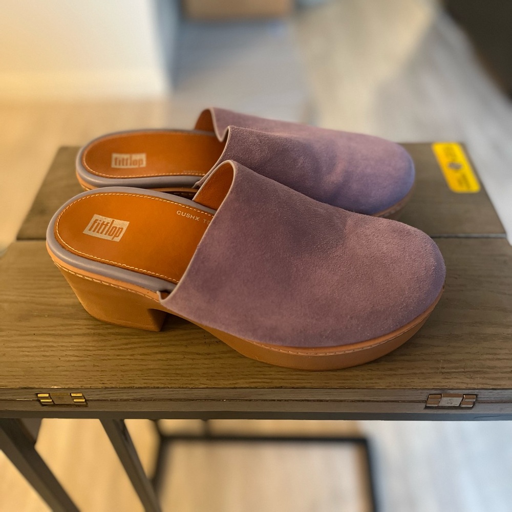 FitFlop Pilar Suede Mule Platforms